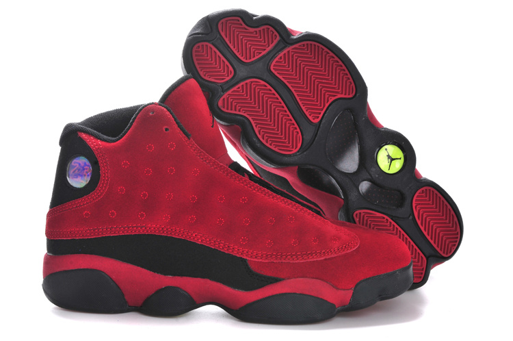 Air Jordan 13 Mens Shoes Aaa Black/Red Online